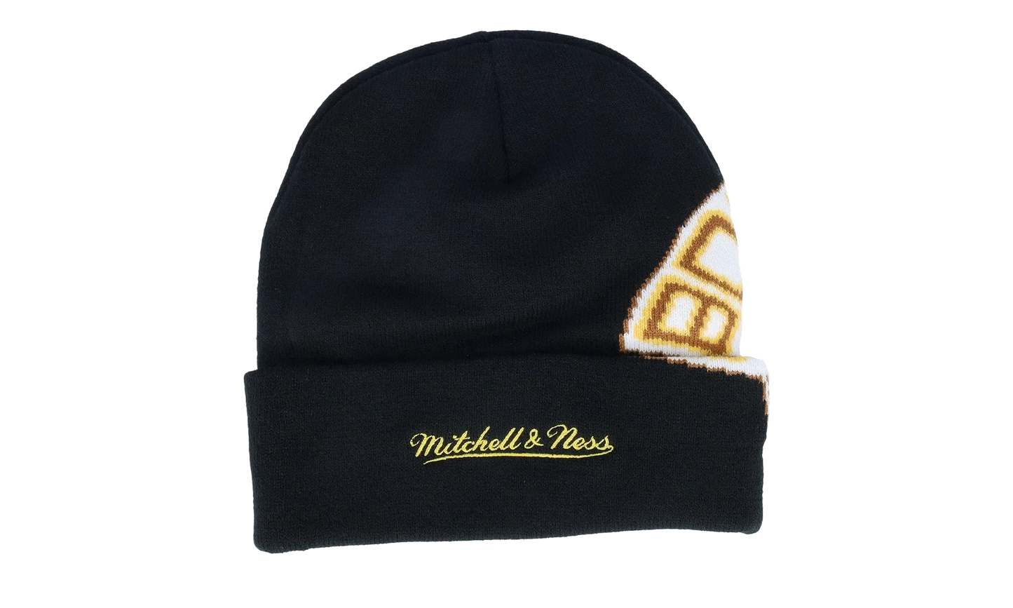 NHL Vintage Cricket Knit Beanie "Boston Bruins - Black" HCFK7268 BBNYYPPPBLCK
