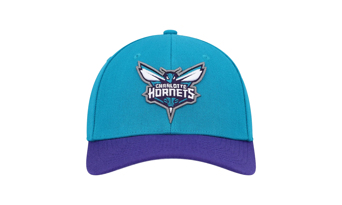 NBA Team 2 Tone 2.0 Stretch Snapback Cap "Charlotte Hornets - Teal / Purple" HHSS3265 CHOYYPPPTLPR