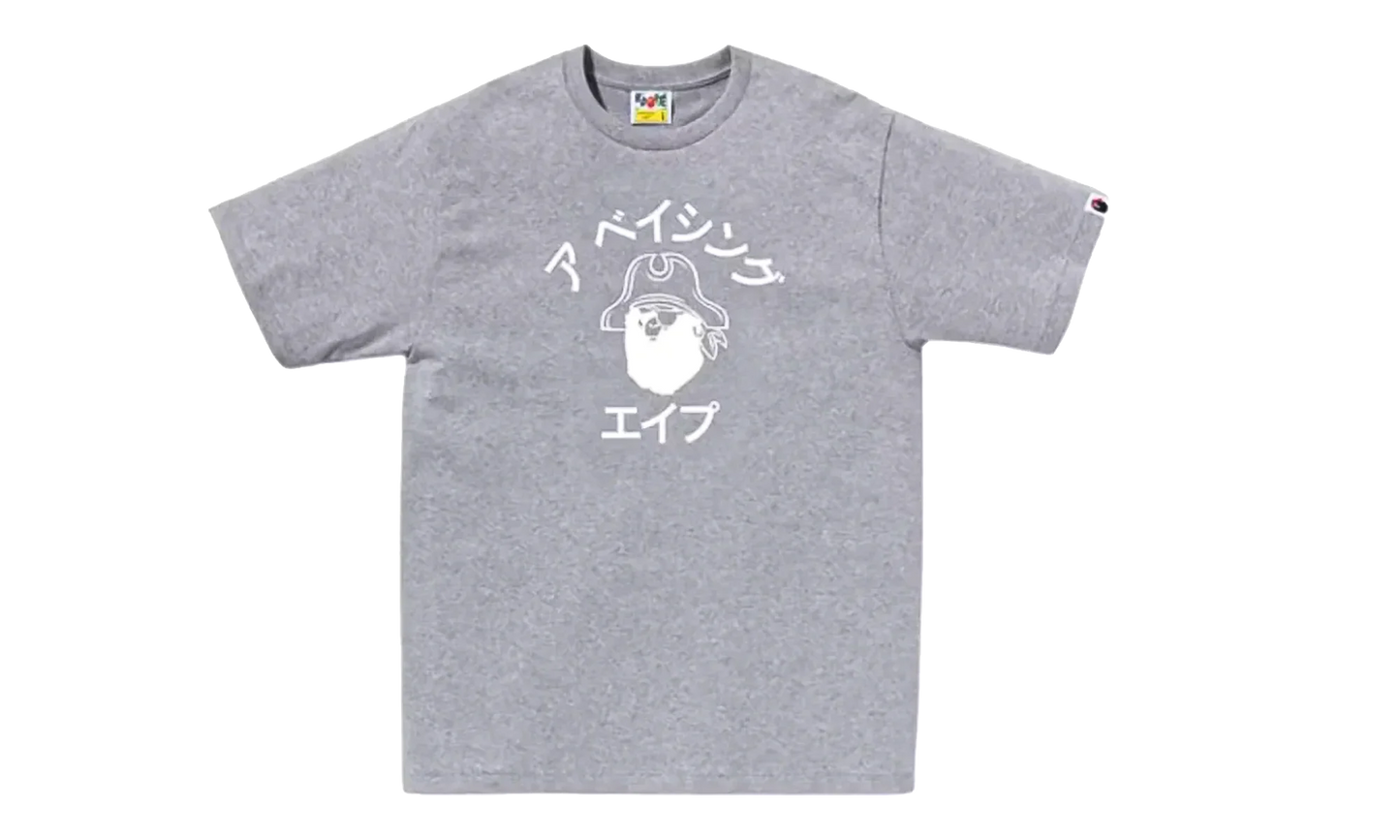 Katakana Pirate College Tee "Grey" 4K20 110 007 GREY