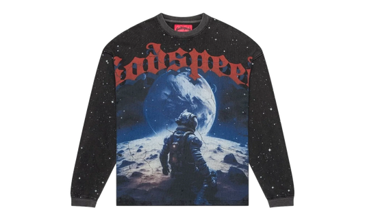 No Looking Back LS Tee "Black Wash" GS031