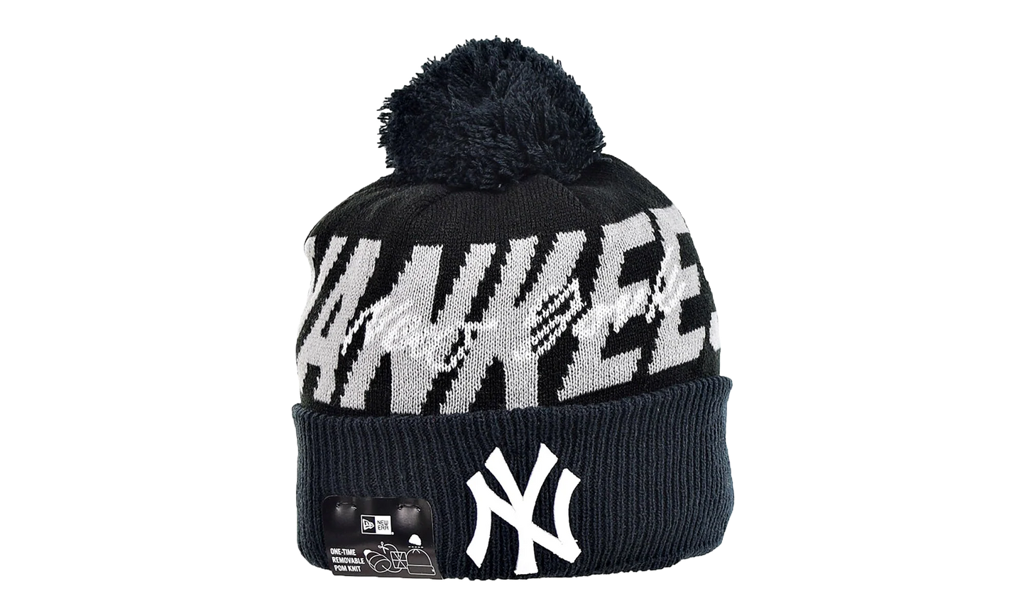 New York Yankees Confident Knit Beanie "Black / Grey" 60268826
