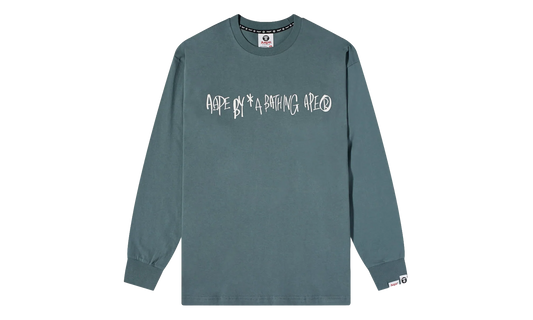 AAPE Record Logo Long Sleeve Sweatshirt "Grey" PK_KAGW9O
