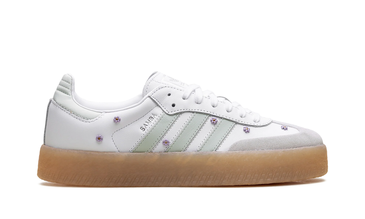 Sambae WMNS "Floral White Linen Green Gum" JS3954