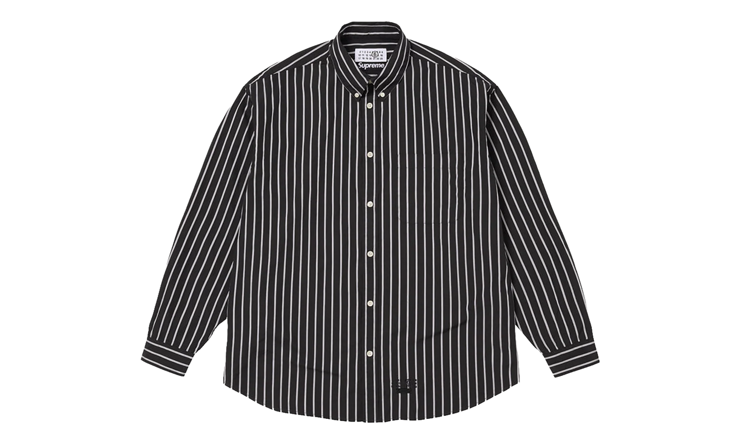 MM6 Maison Margiela Stripe Shirt "SS26 - Black" SU27191