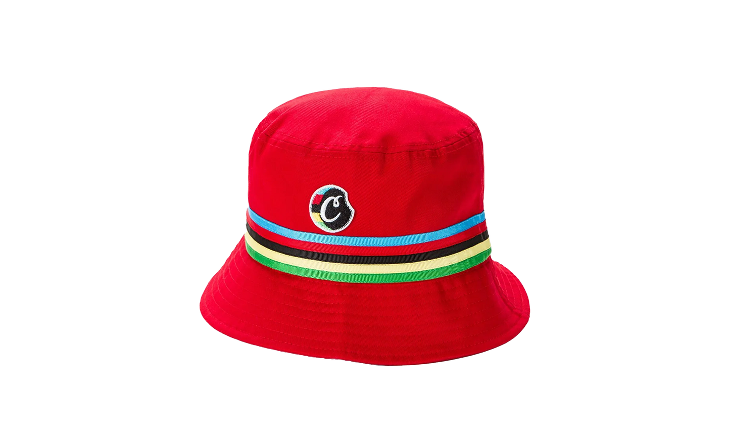 Tour De Fire Bucket Hat "Red" 1543X3983 RED