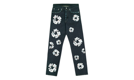 Levi's 501 Cotton Rhinestone Wreath Jeans "Raw" DT313
