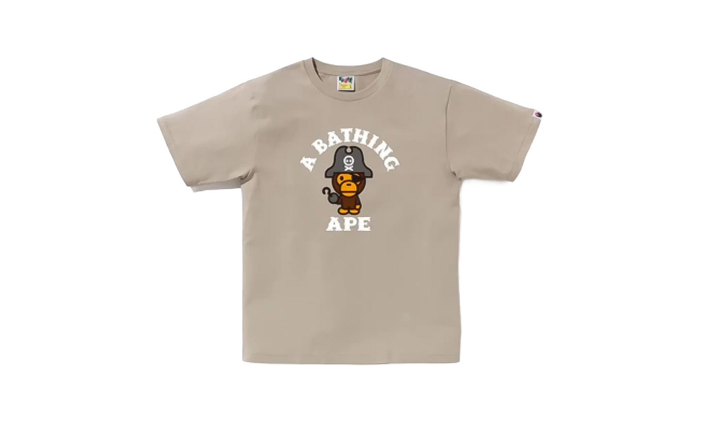 Pirate Nagano Tee "Beige" 4J20110006 Beige