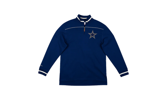 NFL Team Issued French Terry 1/4 Zip Pullover "Dallas Cowboys - Navy" FQZPAJ19031 DCONAVY
