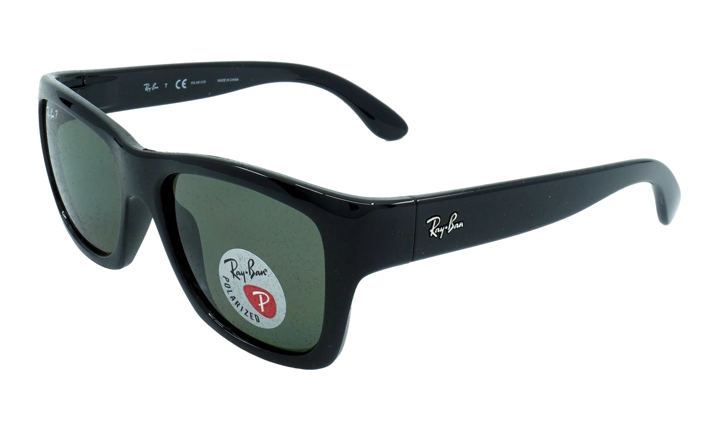 Wayfayer Polarized Sunglasses "Black" RB4194-601-9A_53