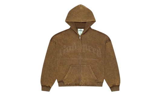 Studded OG Logo Hoodie "Brolive Wash" GS036