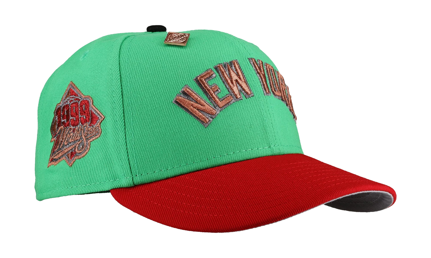 59FIFTY New York Yankees 1999 World Series Fitted Hat "Slime Green" NE336