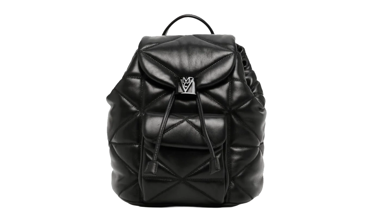 Mini Travia Backpack in Leather "Black" MWKDALM01BK001