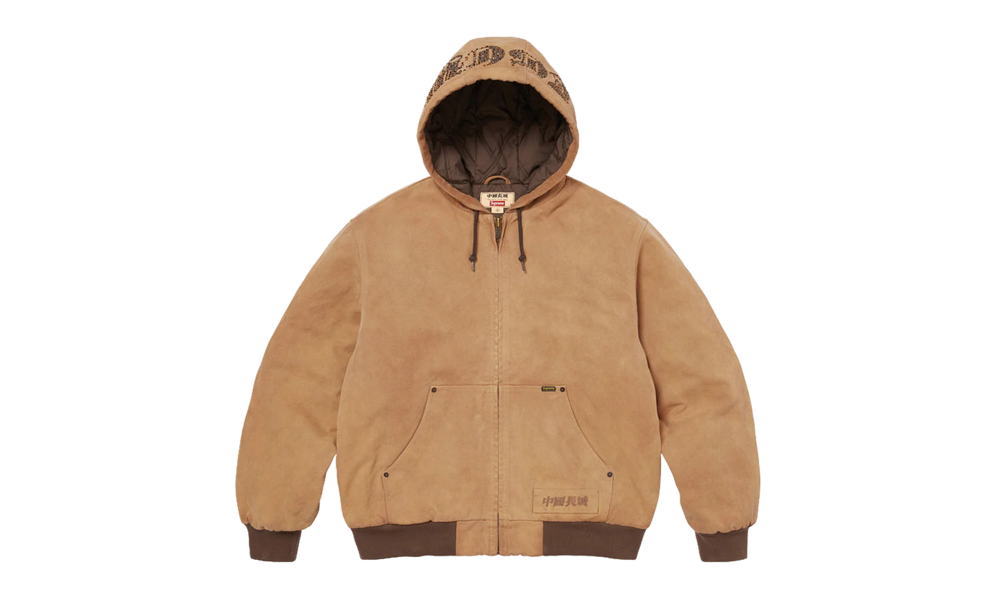 The Great China Wall Hooded Work Jacket "SS26 - Tan" SU27512