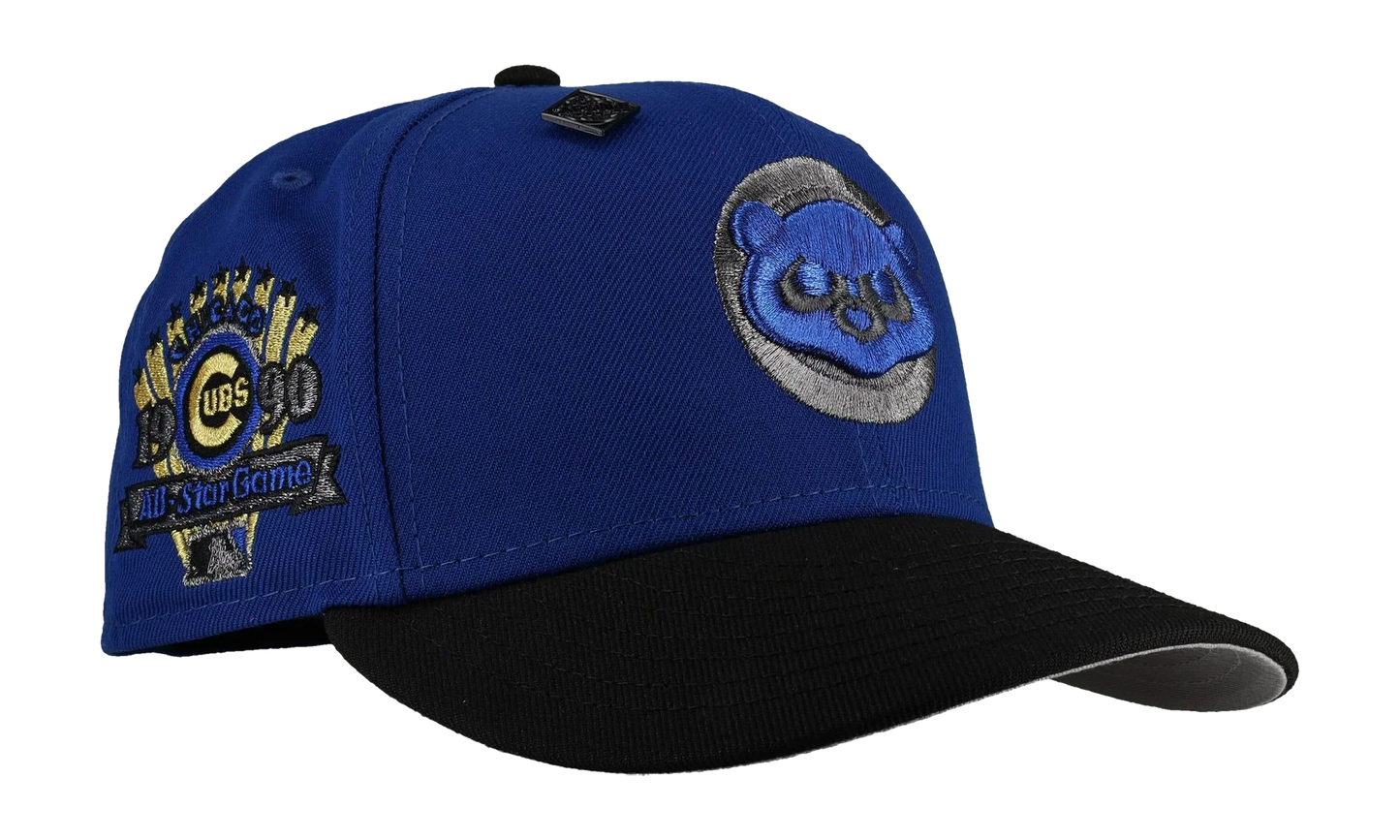 59FIFTY Chicago Cubs Metallic 1990 ASG Fitted Hat "Blue / Black" 123451298165