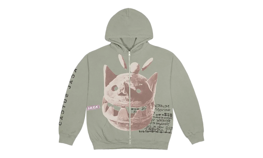 New Sight Zip Up Hoodie "Olive" TSUC43