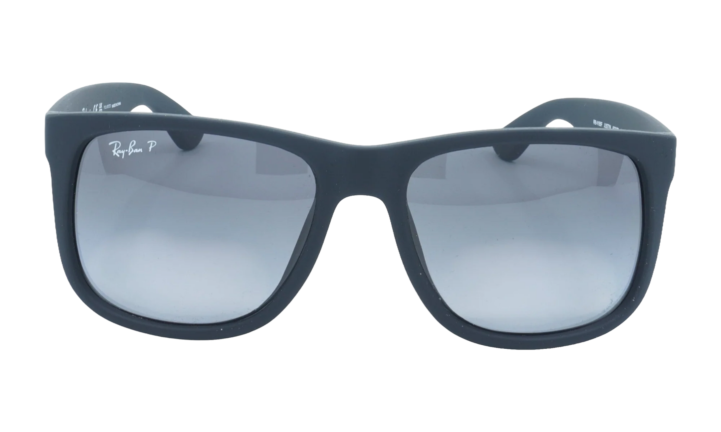 JUSTIN CLASSIC POLARIZED SUNGLASSES "RUBBER BLACK" RB4165F-622-T3