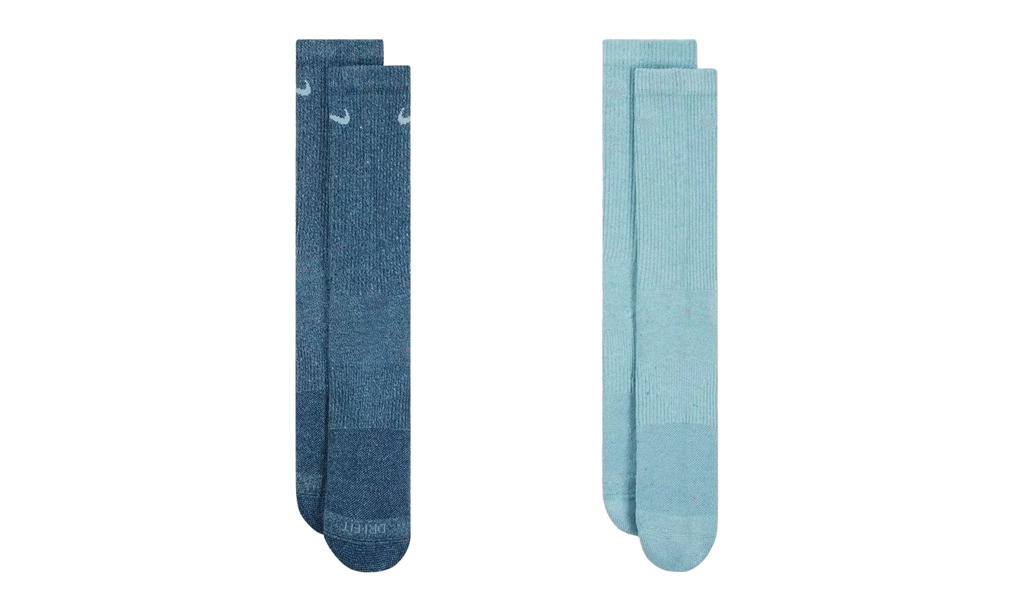 Everyday Plus Cushioned Training Crew Socks "Multicolor - 2 Pairs" DQ7699 903