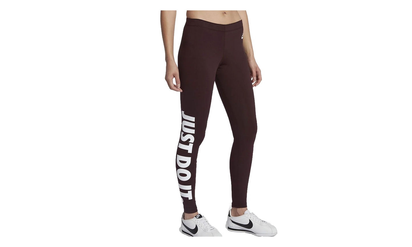Leg-A-See Just Do It Leggings WMNS "Deep Burgundy / White" AH2008 641