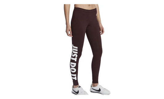 Leg-A-See Just Do It Leggings WMNS "Deep Burgundy / White" AH2008 641