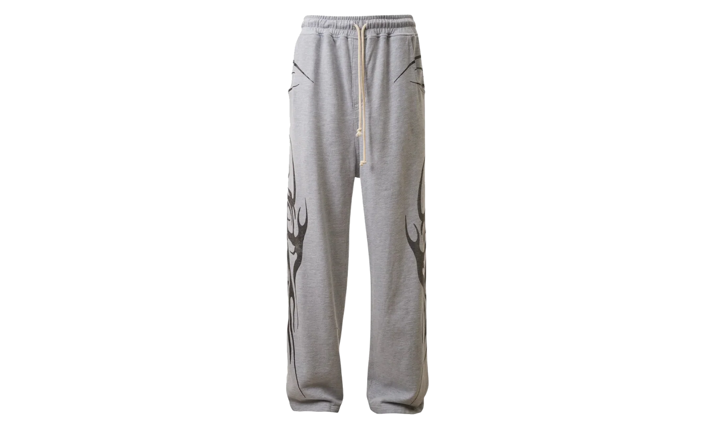 Tribal Flame Sweatpants "Grey" HSR267