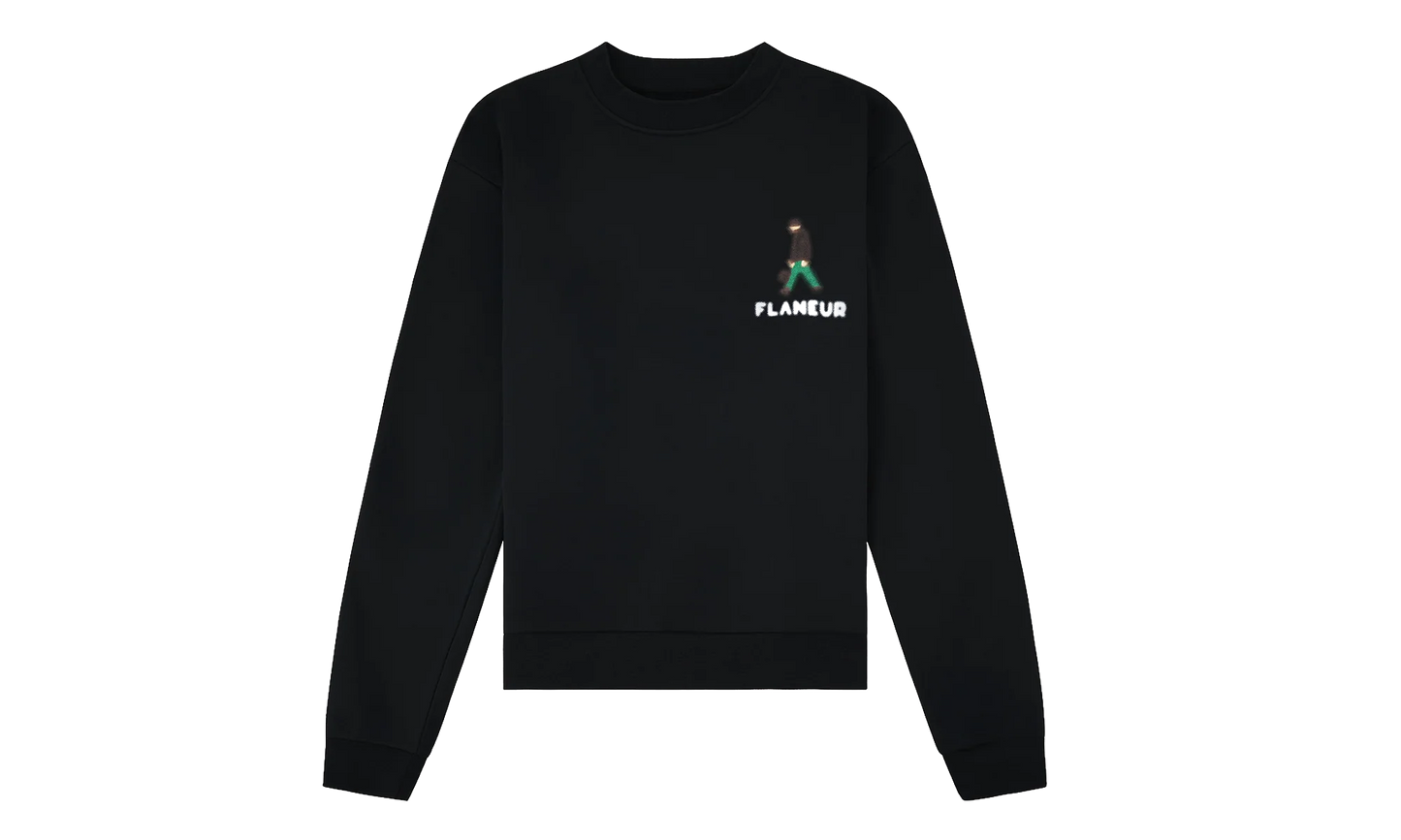 Blurred Stroller Sweater "Black" F15011 BLK