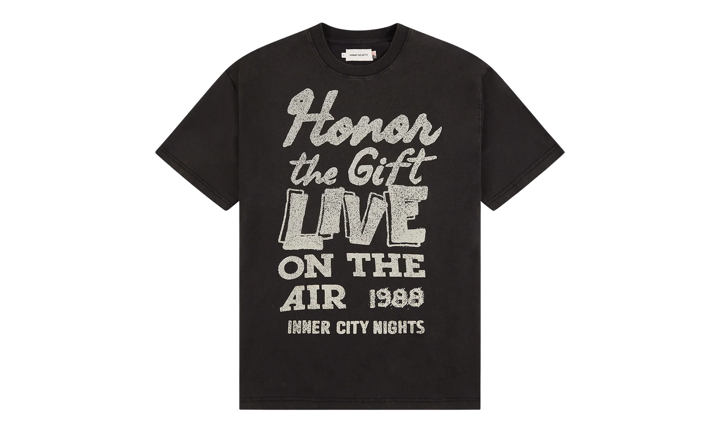 Live On The Air Tee "Black" HTG250495 BLAC