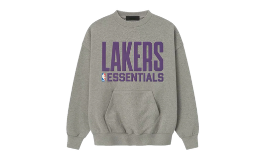 LAKERS SPORTS FIT CREWNECK SWEATSHIRT "CONCRETE HEATHER" 192NB256505F