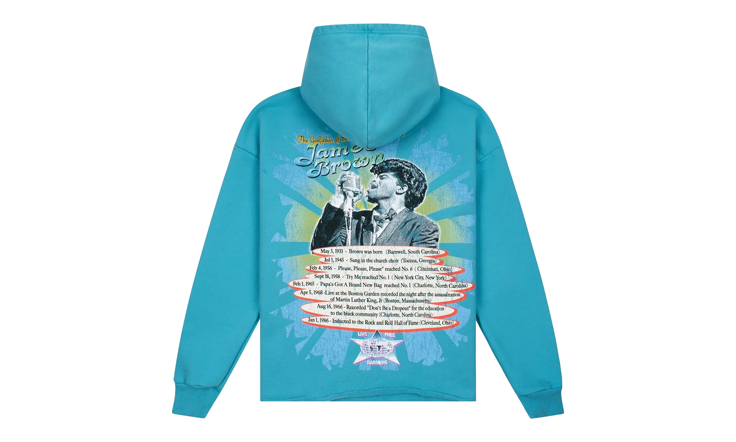 James Brown Ponder Hoodie "Teal" BAR12
