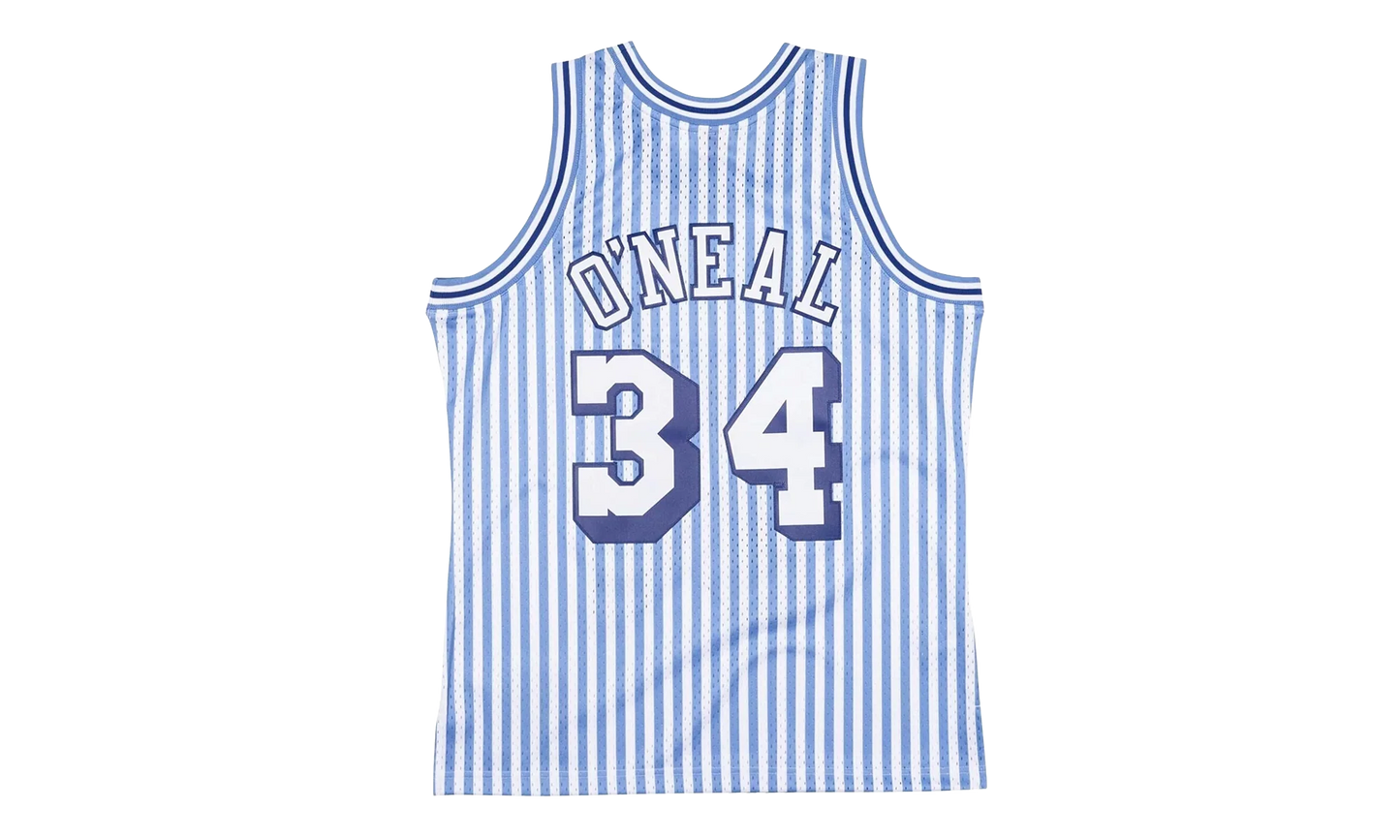 NBA Shaquille O’Neal Striped Swingman Jersey "1996 Los Angeles Lakers" SMJYBW19047 LALPTBL96SON