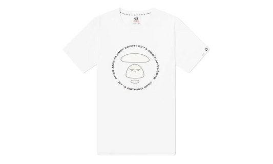 AAPE Planet Earth Logo T-Shirt "White" BZNLT63GL