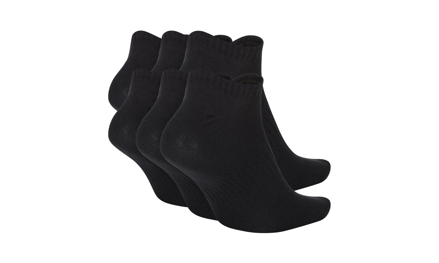 Lightweight Training No-Show Socks (6 Pairs) "Black" SX7679 010