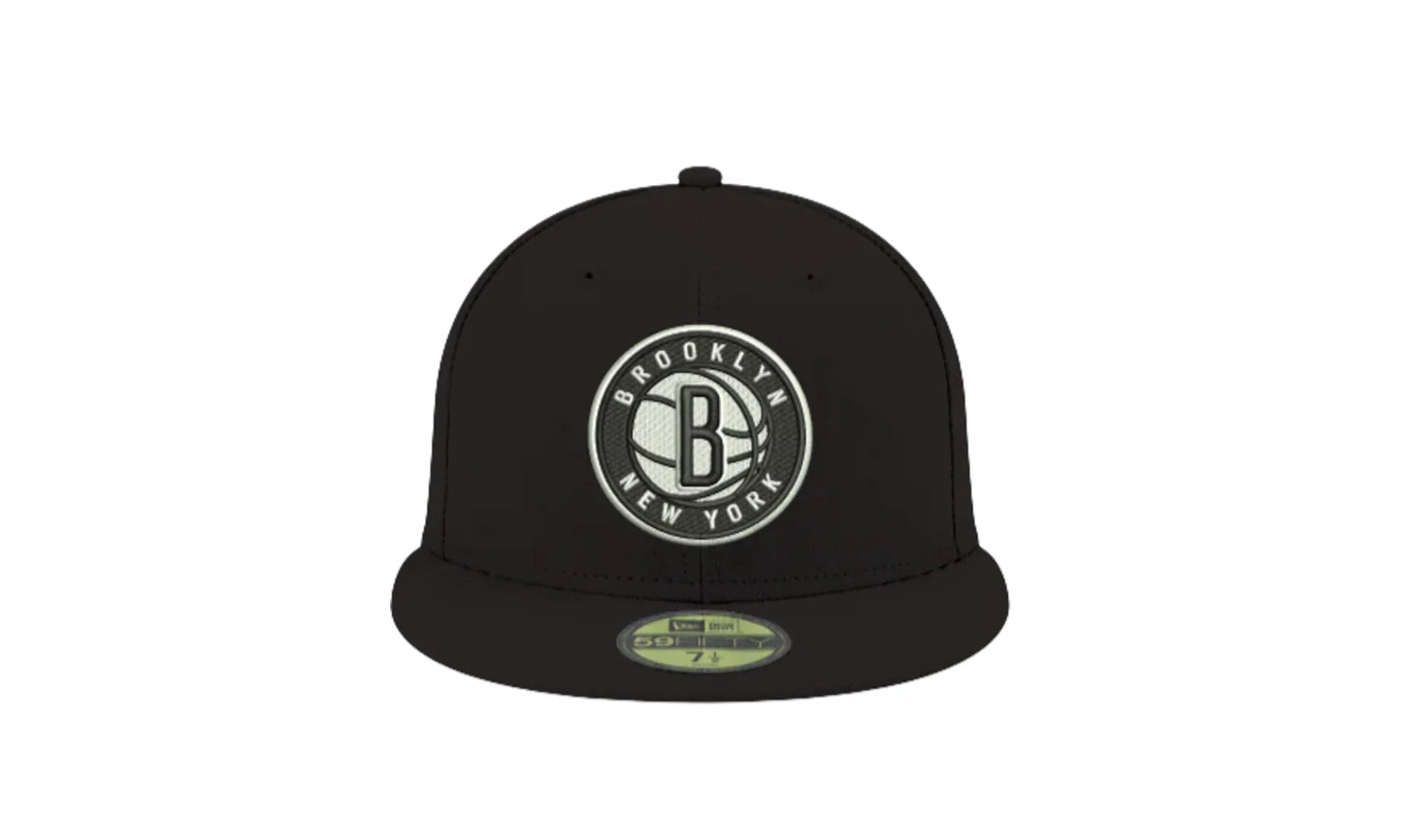 59Fifty NBA Brooklyn Nets Fitted Hat "Black" 70343946