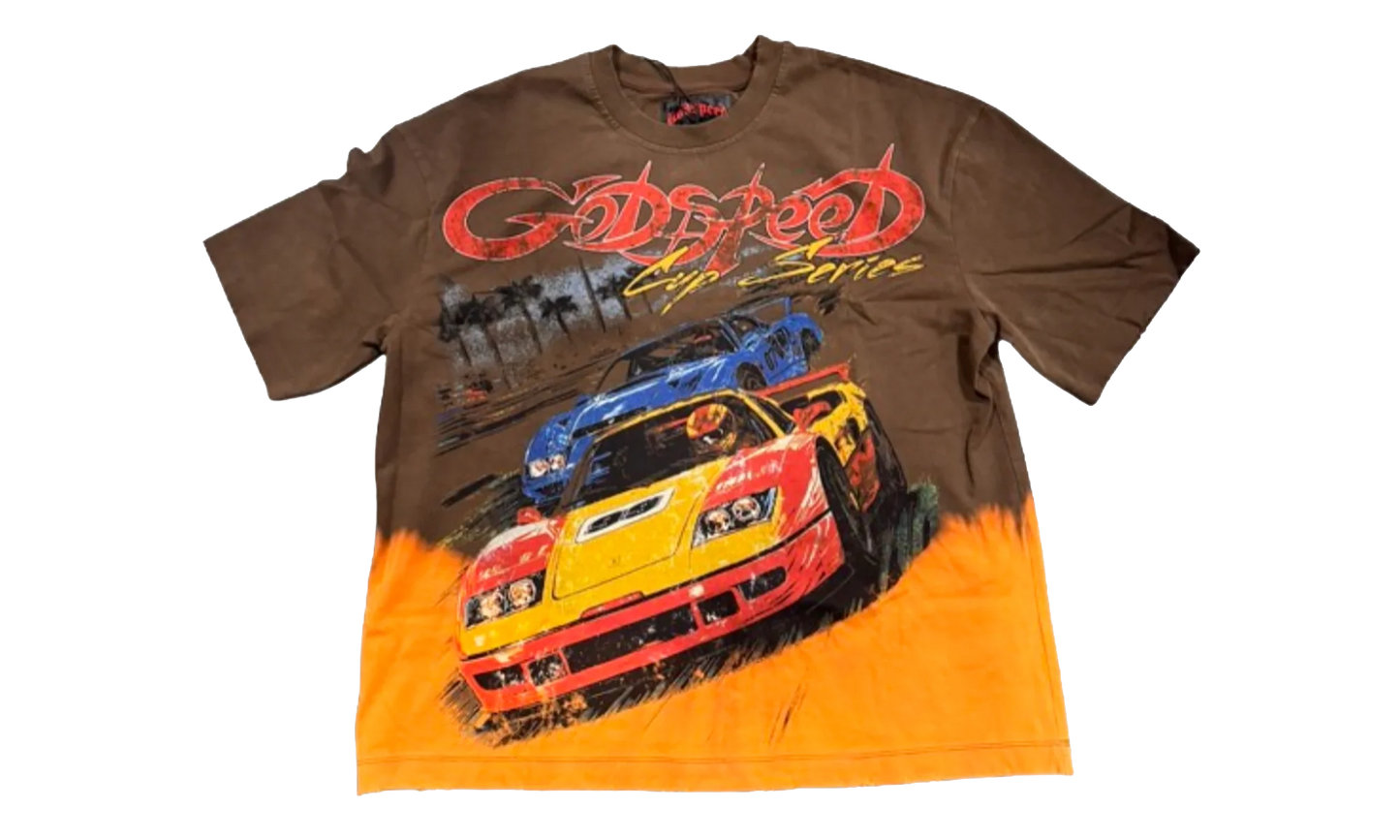 FTW Tee "Brown Bleached Wash" GS034
