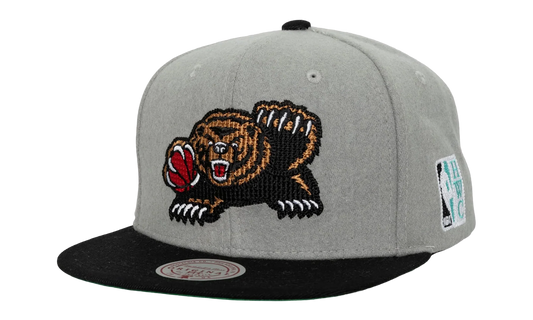 NBA Hardwood Classics Melt Stitch Snapback Cap "Vancouver Grizzlies - Grey" HS8959 VGRGREY
