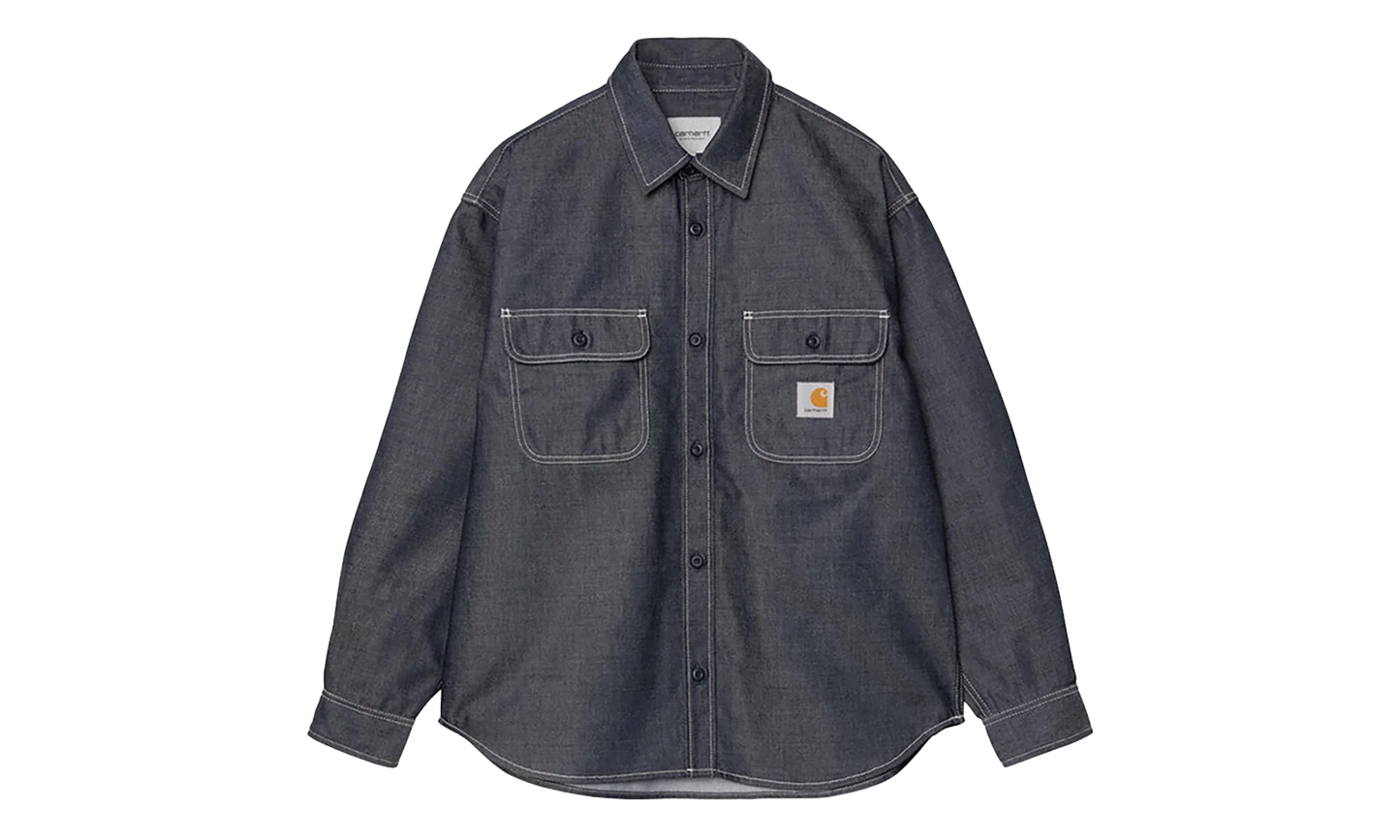 Tigan Shirt Jacket "Blue Rigid" I036263 01 01