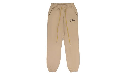 Script Logo Sweatpants "Beige" RHDMBTM0170 BEG