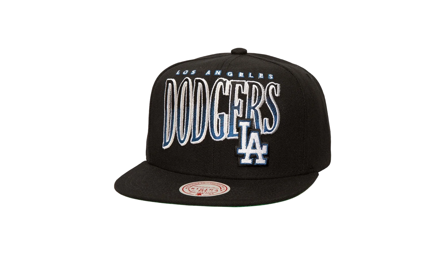 MLB Line Work Snapback Cap "Los Angeles Dodgers - Black" HS8527 LADBLCK