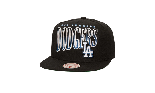 MLB Line Work Snapback Cap "Los Angeles Dodgers - Black" HS8527 LADBLCK