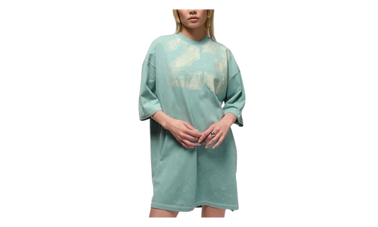 Jordan Flight T-Shirt Dress WMNS "Cannon / Seafoam / Sail" HQ9196 017