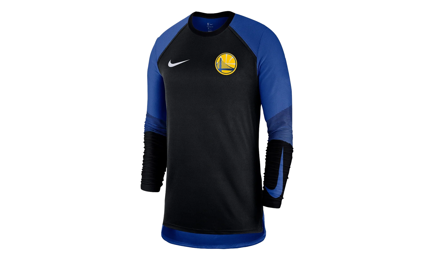 NBA Hyper Elite Performance Long Sleeve Shirt GS "Golden State Warriors - Blue" 9Z2B7BAQL WAR