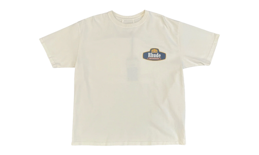 Racing Crest T-Shirt "Vintage White/ Navy" RHSS26TT04012 WHT