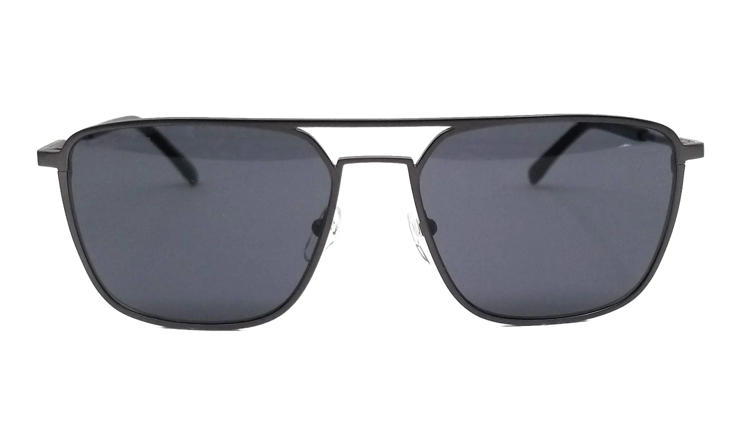 Rectangle Sunglasses "Matte Silver" L194S-033