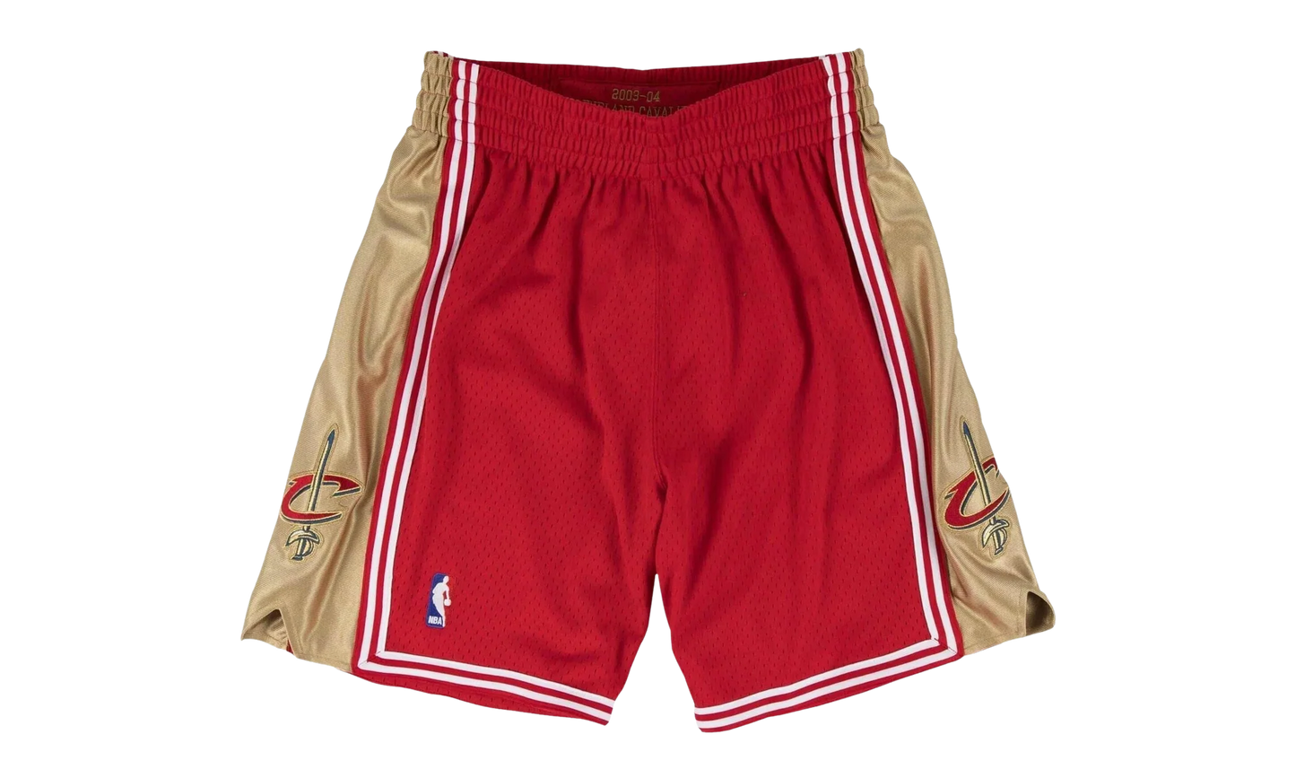 NBA Authentic Shorts "2003-04 Cleveland Cavaliers - Red / Gold" 369PCVW03CCA