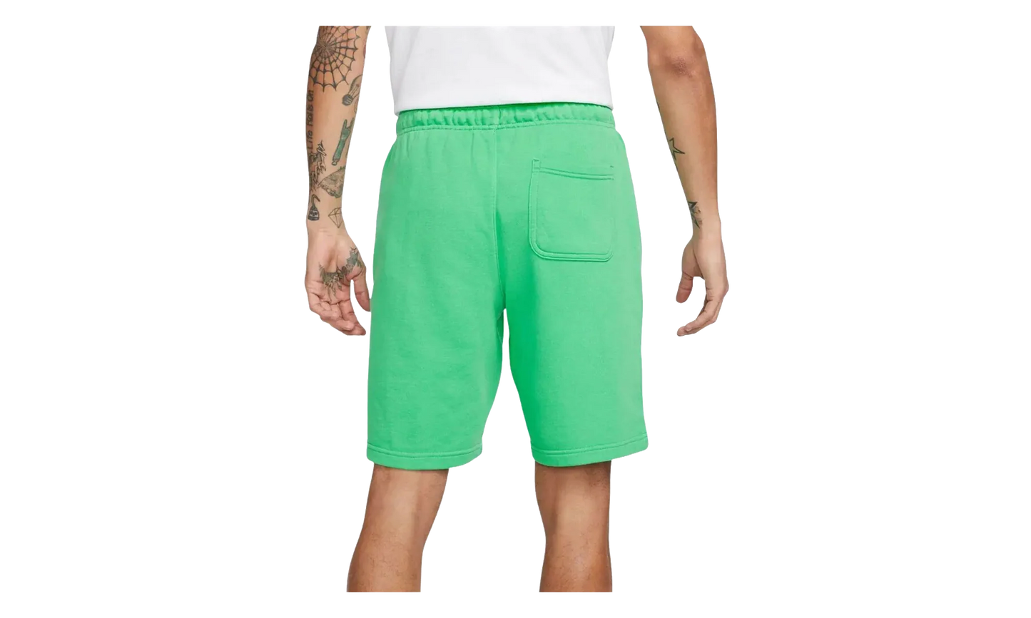 Club+ French Terry Multi-Logo Shorts "Spring Green" FB8830 363