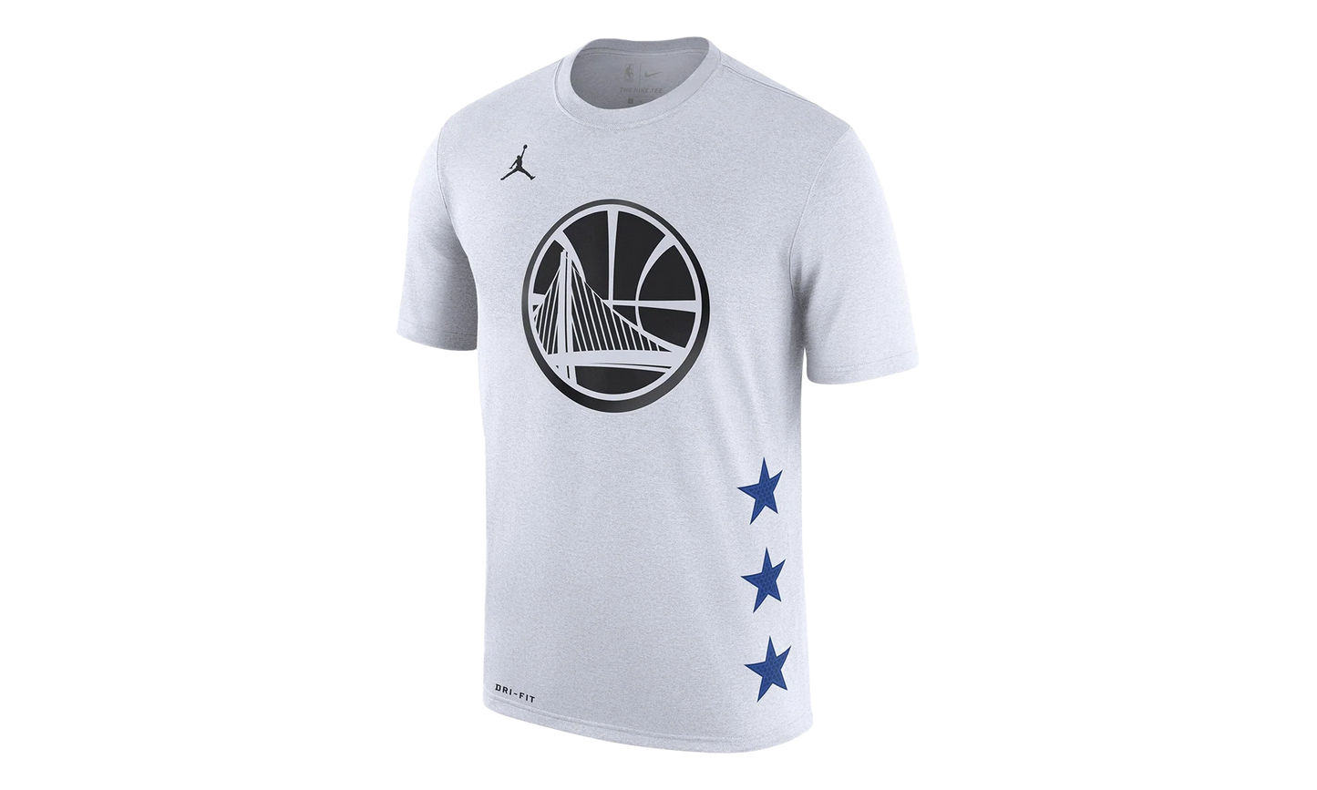 Air Jordan NBA GSW 2019 NBA All-Star T-Shirt "Stephen Curry - White" BQ2507 106