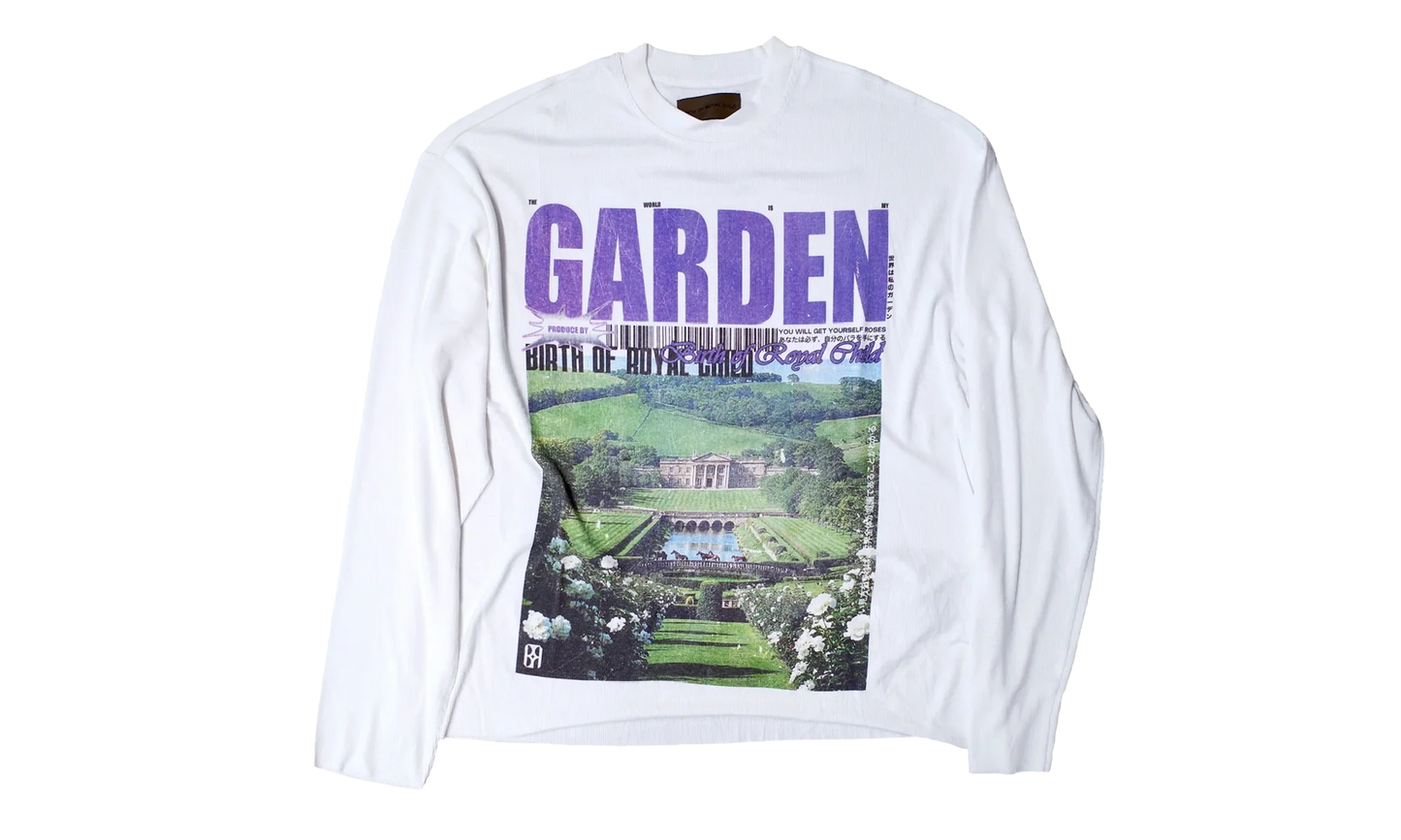 Rose Garden Longsleeve Tee "White" BC25FWLT04