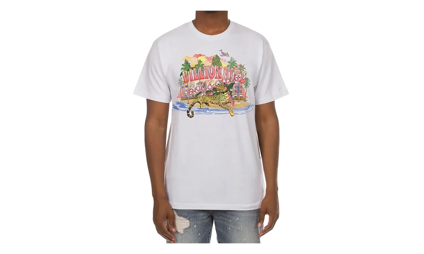 Leopard Short-Sleeve T-Shirt "White" 851 1209 WHITE