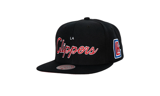 NBA Team Script 2.0 Snapback Cap "Los Angeles Clippers - Black" HHSS3280 LACYYPPPBLCK