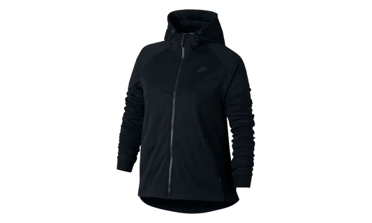Sportswear Tech Fleece Full Zip Plus Size Hoodie WMNS "Black" 863125 010