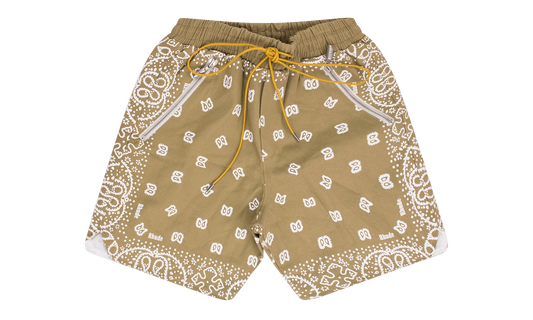 Rhude Bandana Shorts "Khaki" RHSS23SH46009481 KHAKI
